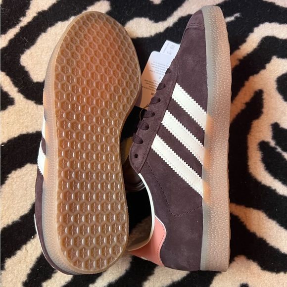 NWT Adidas Gazelle W Originals Sneakers Shadow Brown Cream Gum Size Women 6.5 - Picture 12 of 14